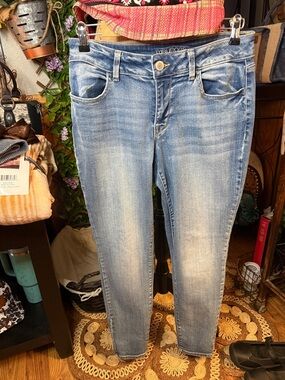 Maurices Light Wash Skinny Jeggings - Blue
